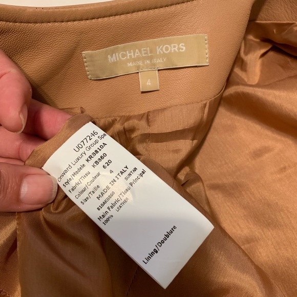 Michael Kors COLLECTION plongé leather jacket - Picture 5 of 7